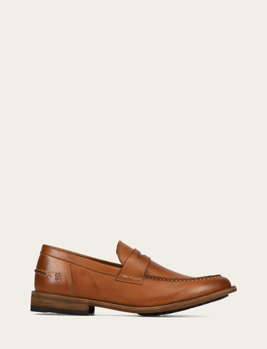 Men's Caramel Tyler Flex Penny Loafers Caramel - Frye