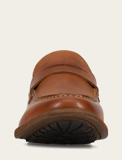 Men's Caramel Tyler Flex Penny Loafers Caramel - Frye