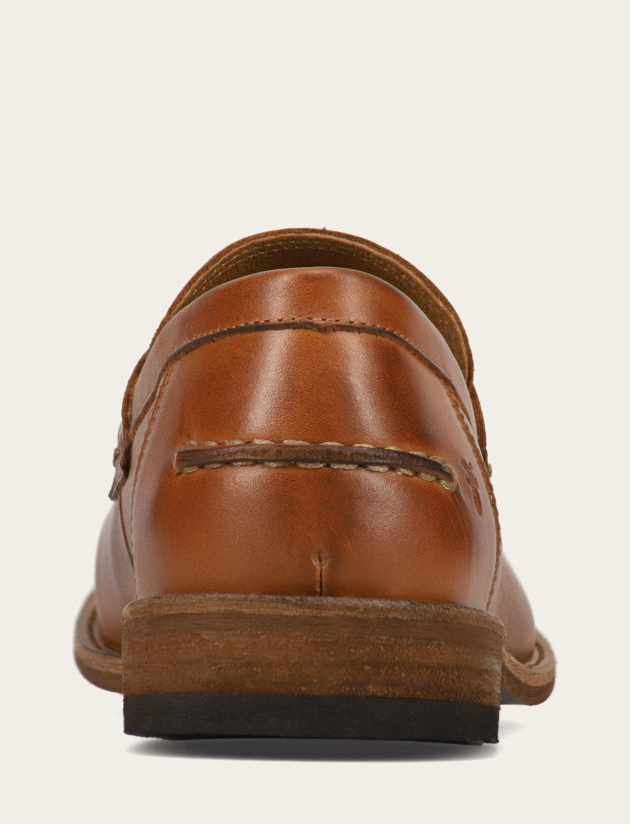 Men's Caramel Tyler Flex Penny Loafers Caramel - Frye