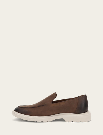 Men's Chocolate Connor Venetian Loafers Chocolate - Frye