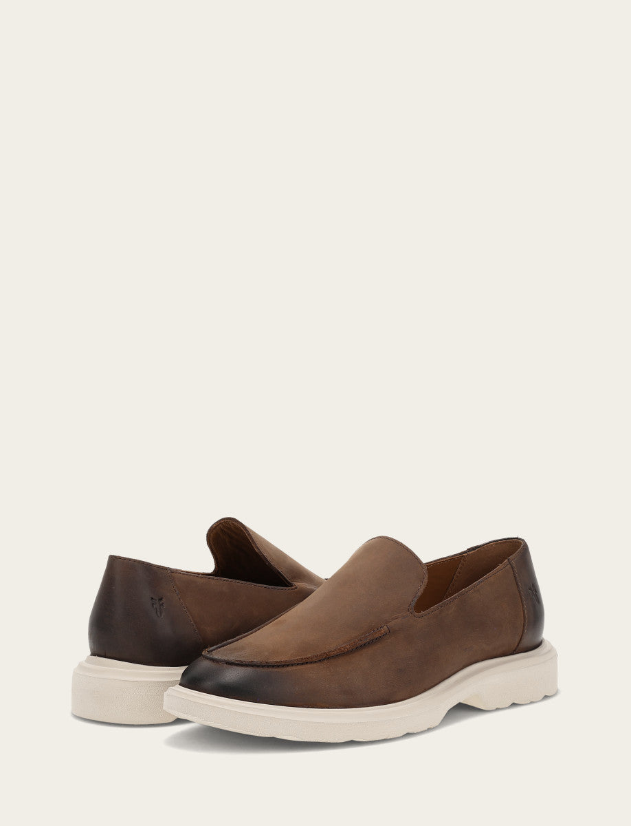 Men's Chocolate Connor Venetian Loafers Chocolate - Frye