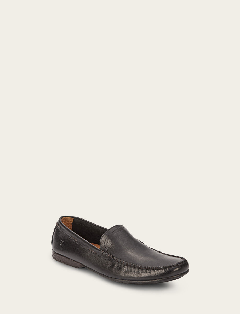Men's Black Lewis Venetian Loafers Black - Frye