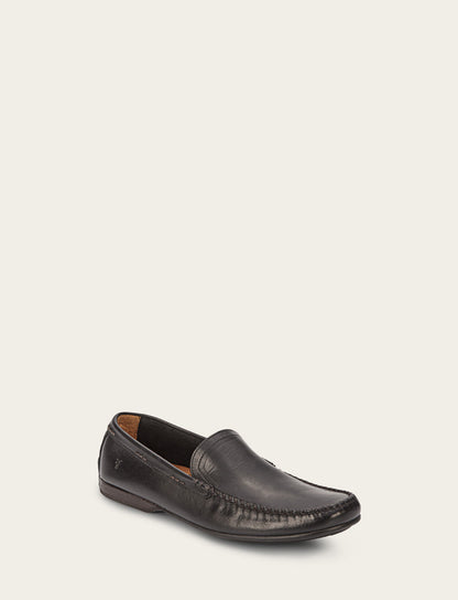 Men's Black Lewis Venetian Loafers Black - Frye