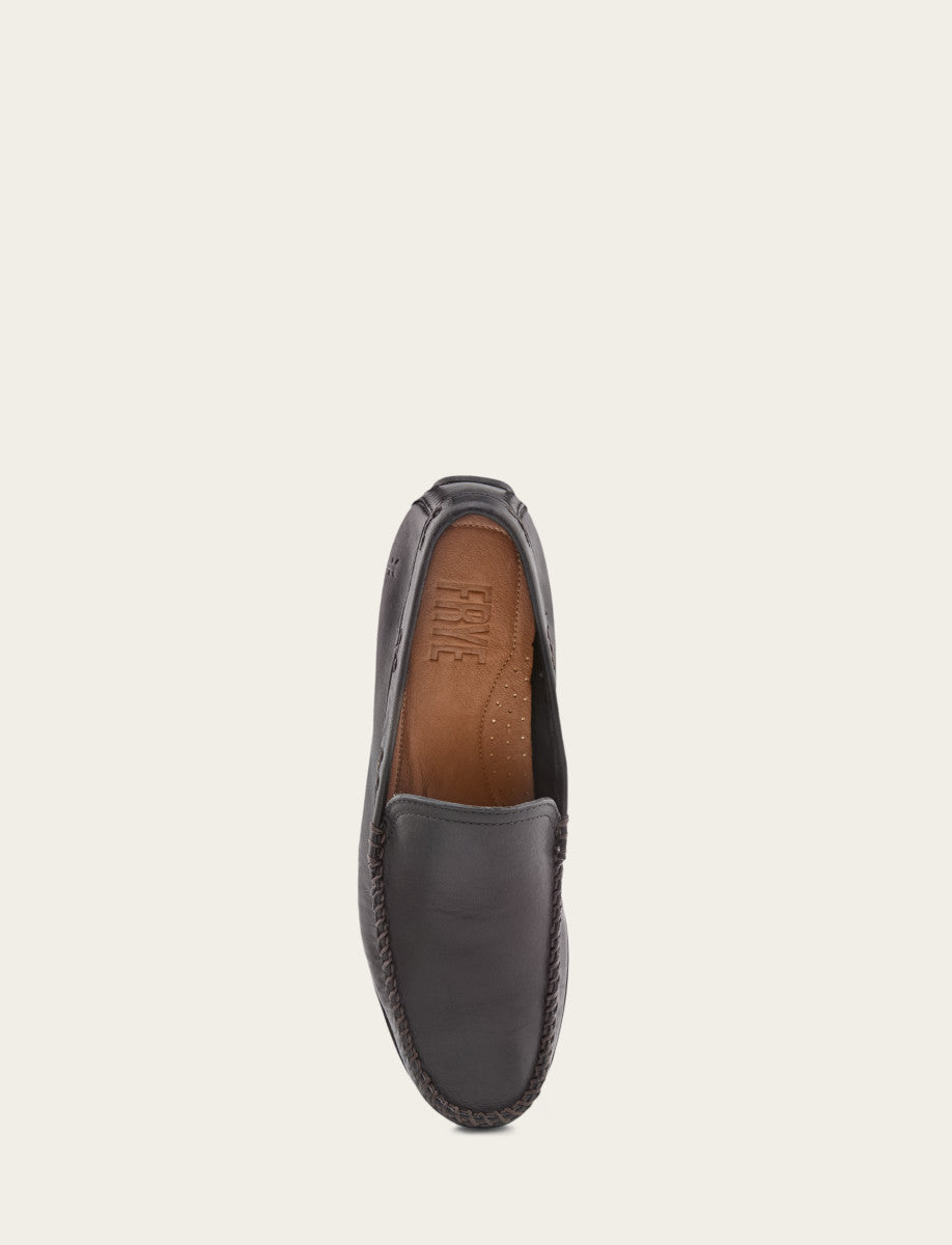 Men's Black Lewis Venetian Loafers Black - Frye