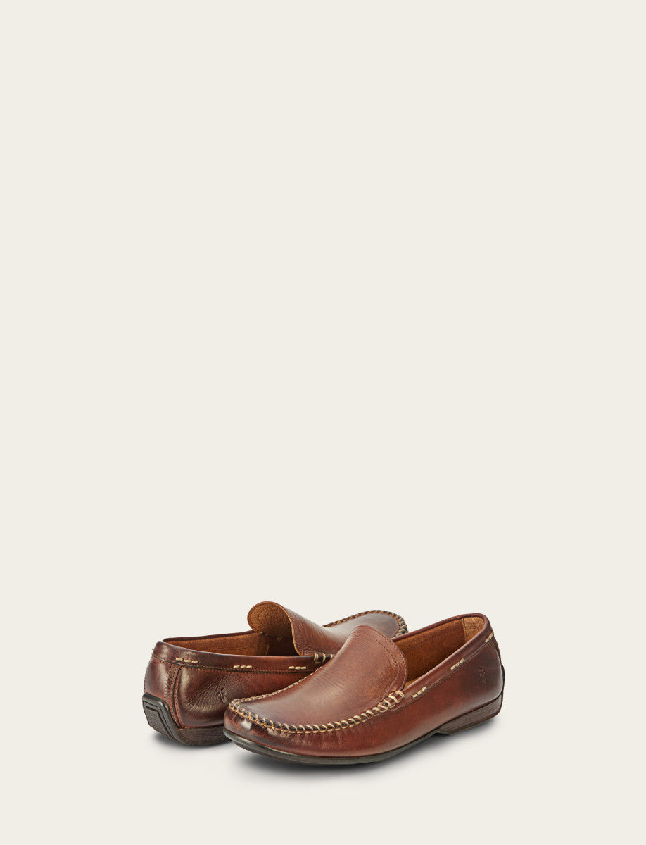 Men's Cognac Lewis Venetian Loafers Cognac - Frye