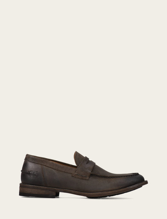 Men's Chocolate Tyler Flex Penny Loafers Chocolate - Frye