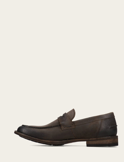 Men's Chocolate Tyler Flex Penny Loafers Chocolate - Frye