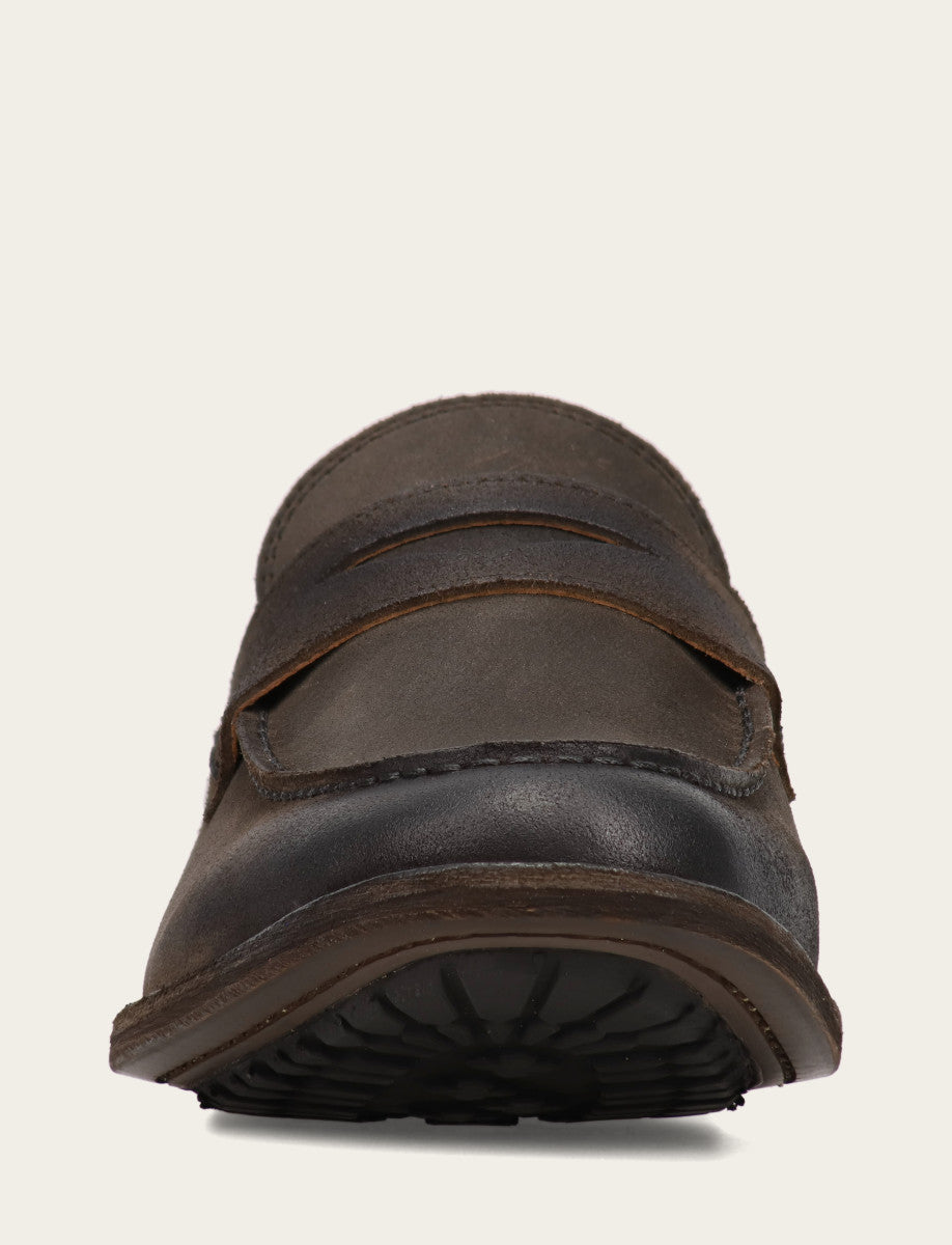 Men's Chocolate Tyler Flex Penny Loafers Chocolate - Frye