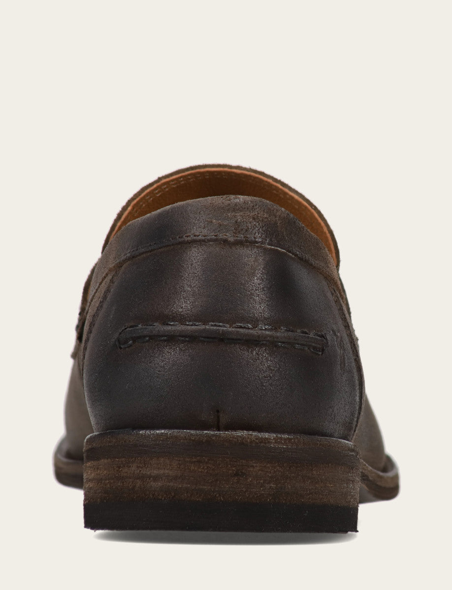 Men's Chocolate Tyler Flex Penny Loafers Chocolate - Frye