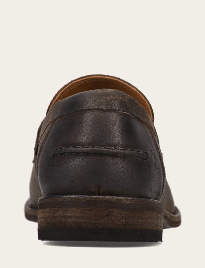 Men's Chocolate Tyler Flex Penny Loafers Chocolate - Frye