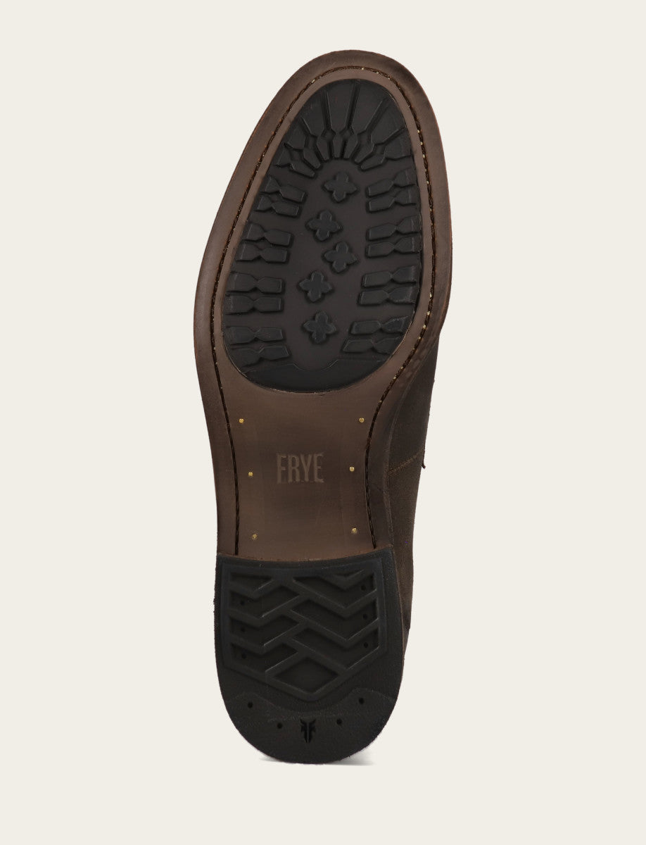 Men's Chocolate Tyler Flex Penny Loafers Chocolate - Frye