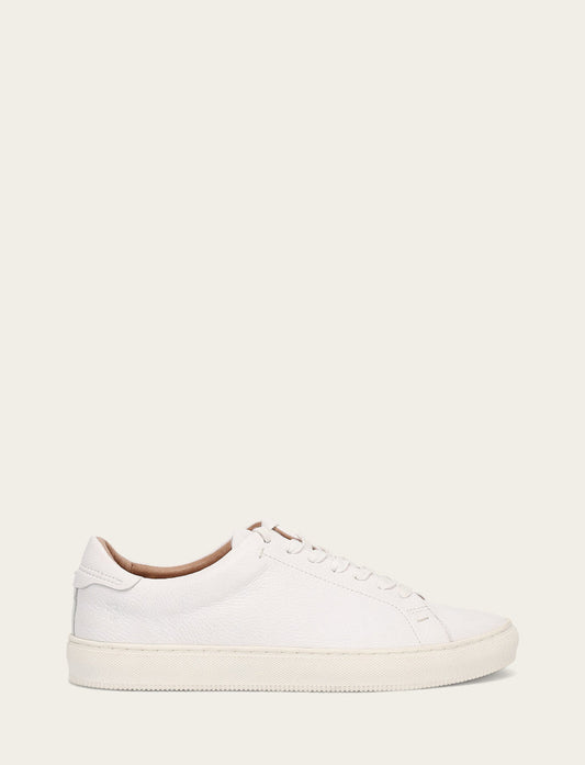 Men's White Astor Low Lace Slip On Sneakers White - Frye