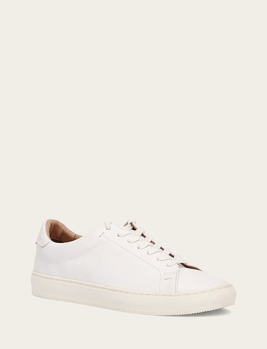 Men's White Astor Low Lace Slip On Sneakers White - Frye