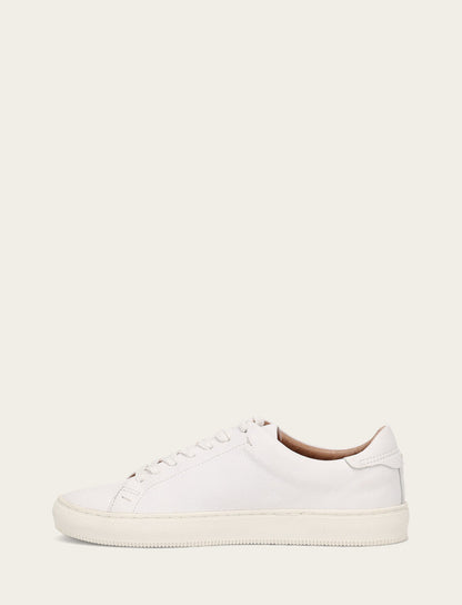 Men's White Astor Low Lace Slip On Sneakers White - Frye