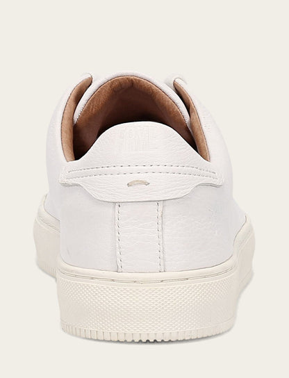 Men's White Astor Low Lace Slip On Sneakers White - Frye