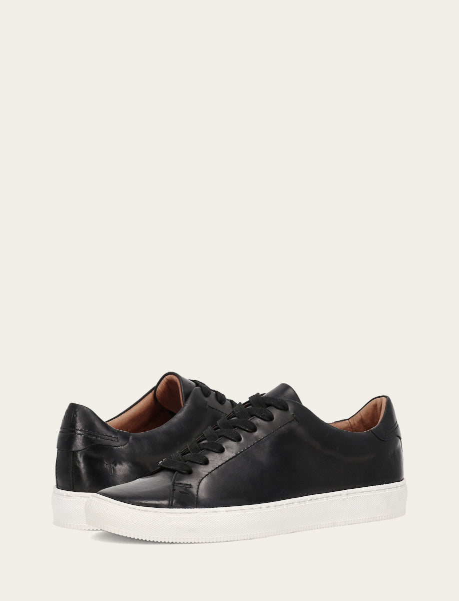 Men's Black Astor Low Lace Slip On Sneakers Black - Frye