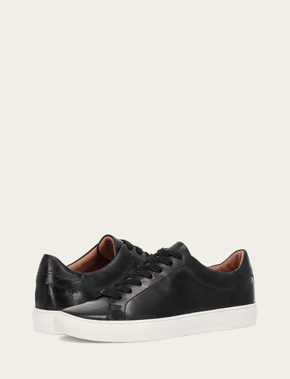 Men's Black Astor Low Lace Slip On Sneakers Black - Frye