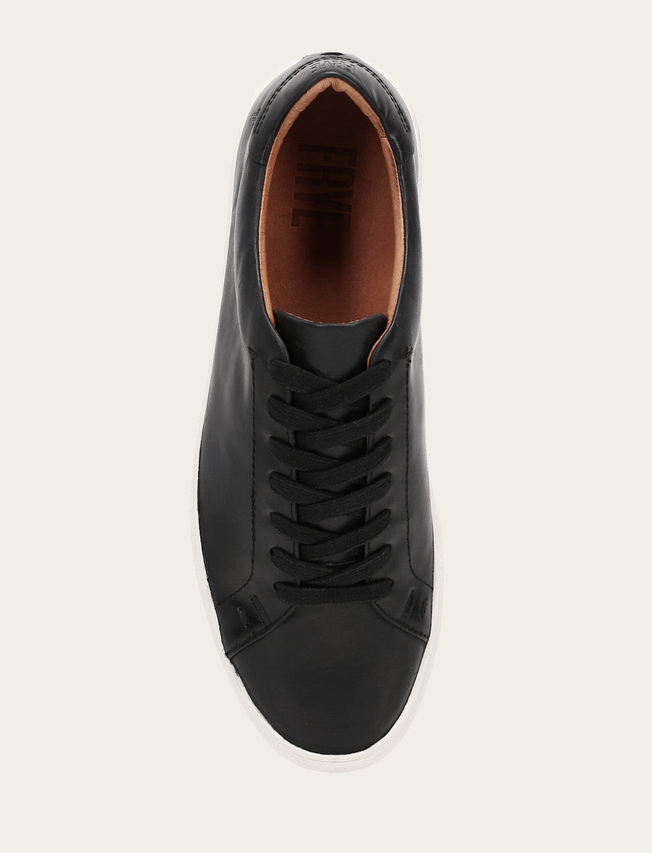 Men's Black Astor Low Lace Slip On Sneakers Black - Frye