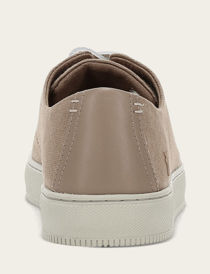 Men's Khaki Astor Cap Toe Low Lace Sneakers Khaki - Frye
