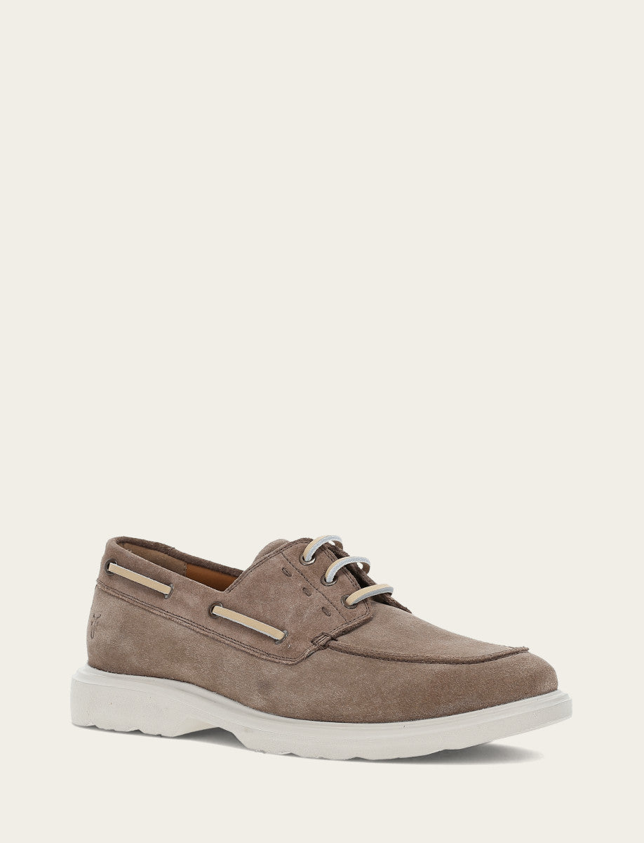 Men's Driftwood Connor Boat Shoe Driftwood - Frye
