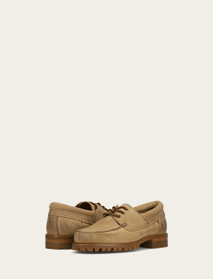 Men's Desert Hudson Campmoc Lug Loafers Desert - Frye