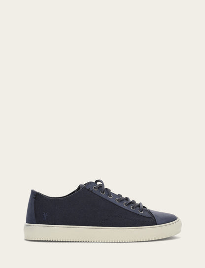 Men's Indigo Astor Cap Toe Low Lace Sneakers Indigo - Frye