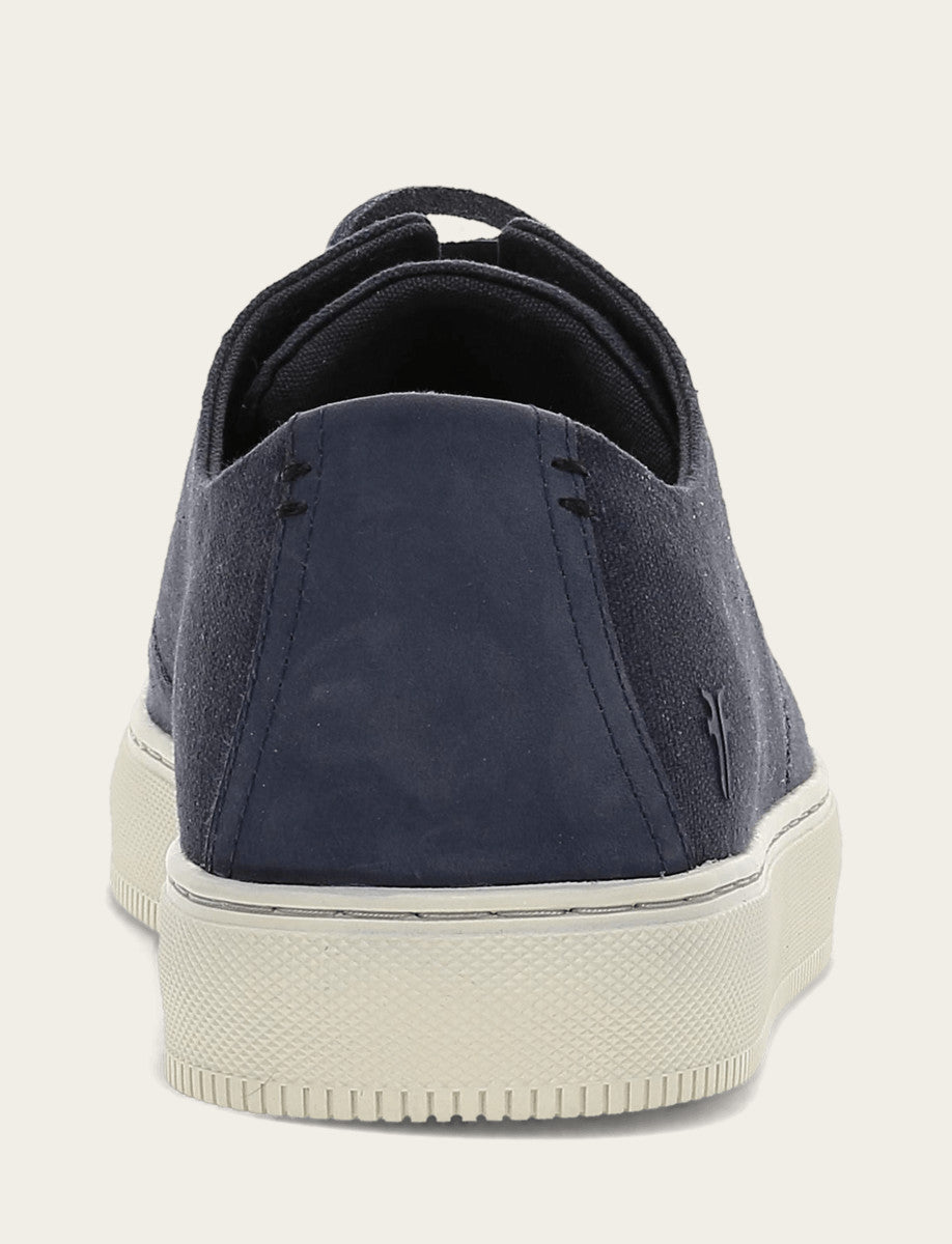 Men's Indigo Astor Cap Toe Low Lace Sneakers Indigo - Frye