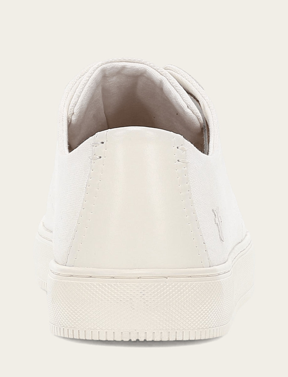 Men's White Astor Cap Toe Low Lace Sneakers White - Frye