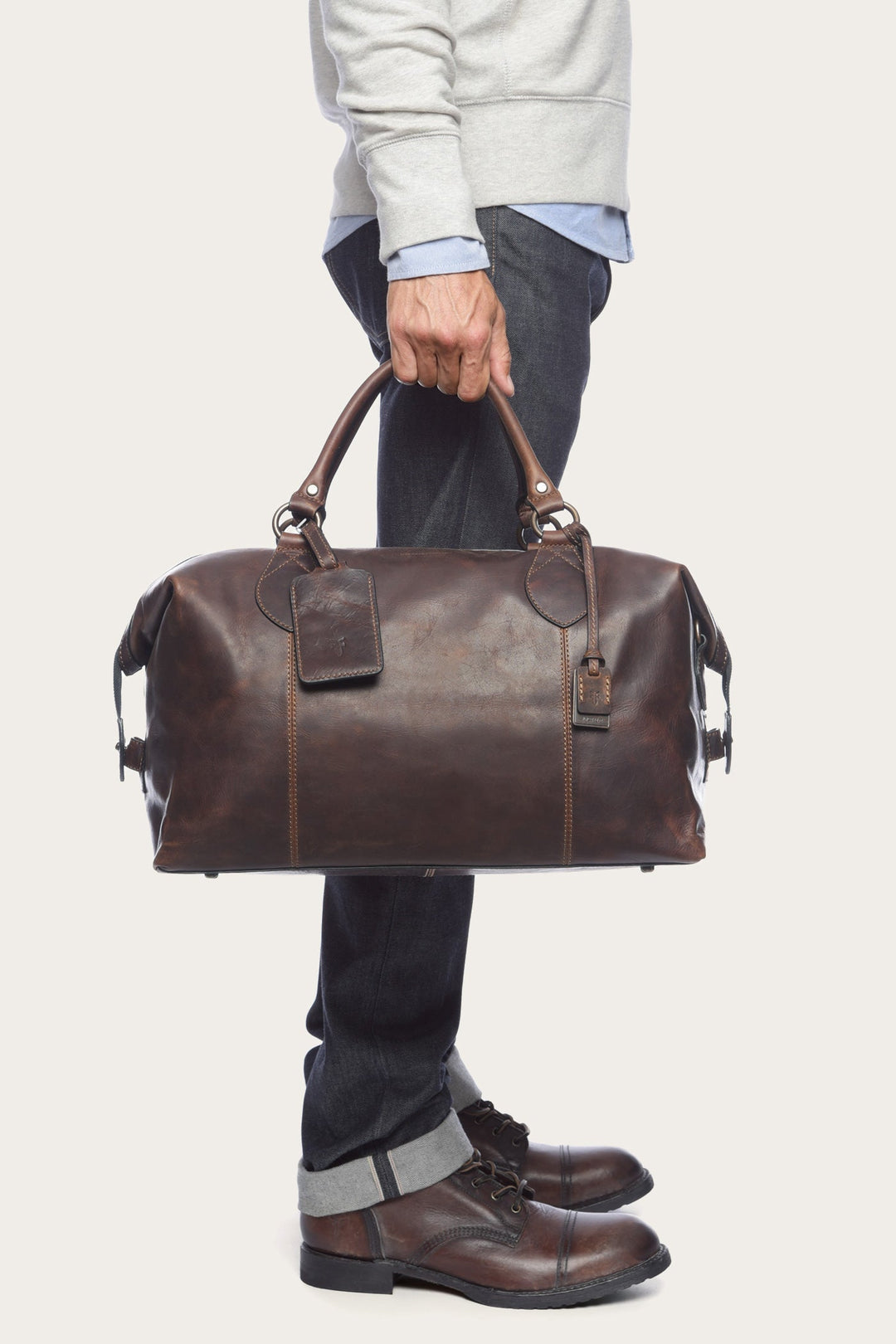 Logan Dark Brown Overnight Dark Brown - Frye