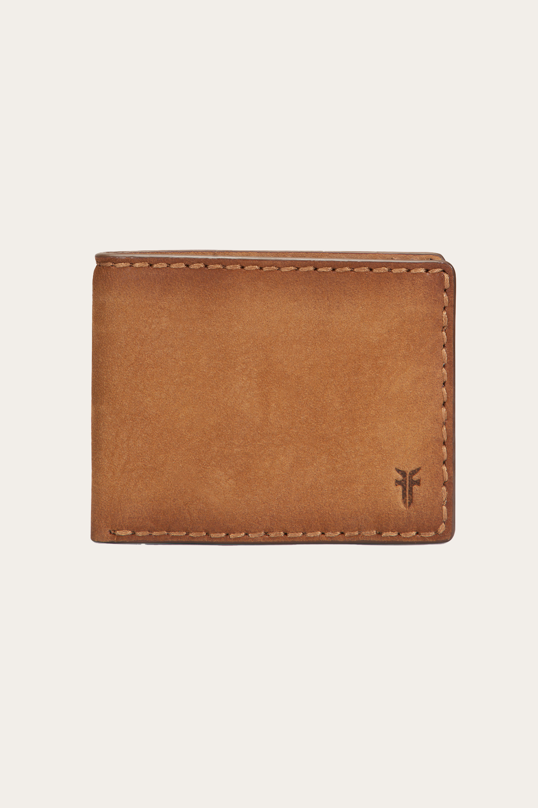 Logan Nubuck Cognac Money Clip Card Case Cognac - Frye