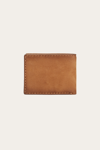 Logan Nubuck Cognac Money Clip Card Case Cognac - Frye
