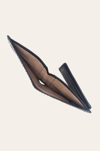 Nash Black Bifold With Foldout Cc Black - Frye