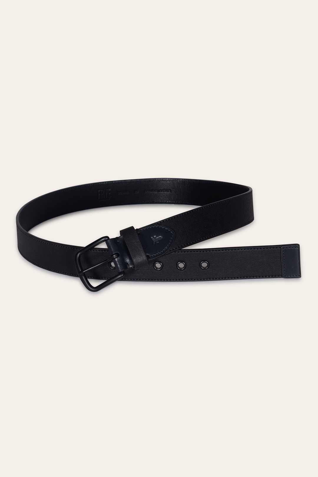 Men’s Black 38mm Coated Canvas Belt Black - Frye