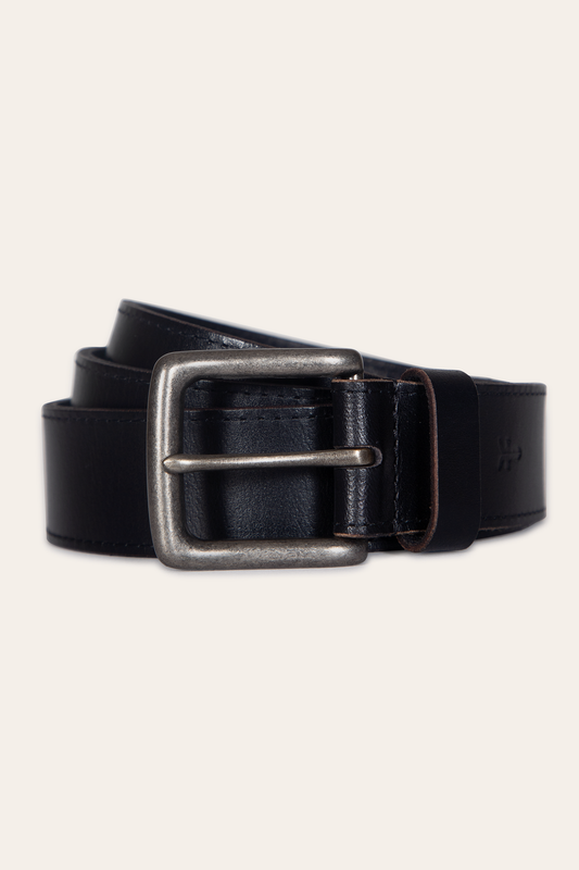 Men’s Black 35mm Pull Up Leather Belt Black - Frye
