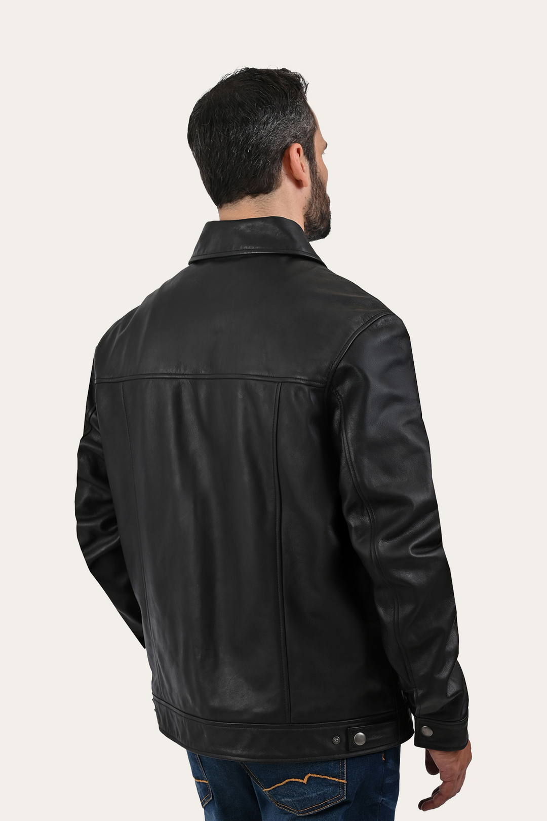 Black Baxter Trucker Jacket Black - Frye