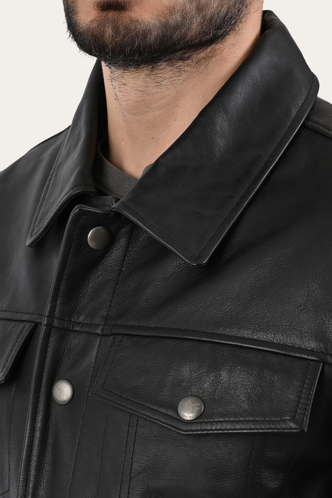 Black Baxter Trucker Jacket Black - Frye