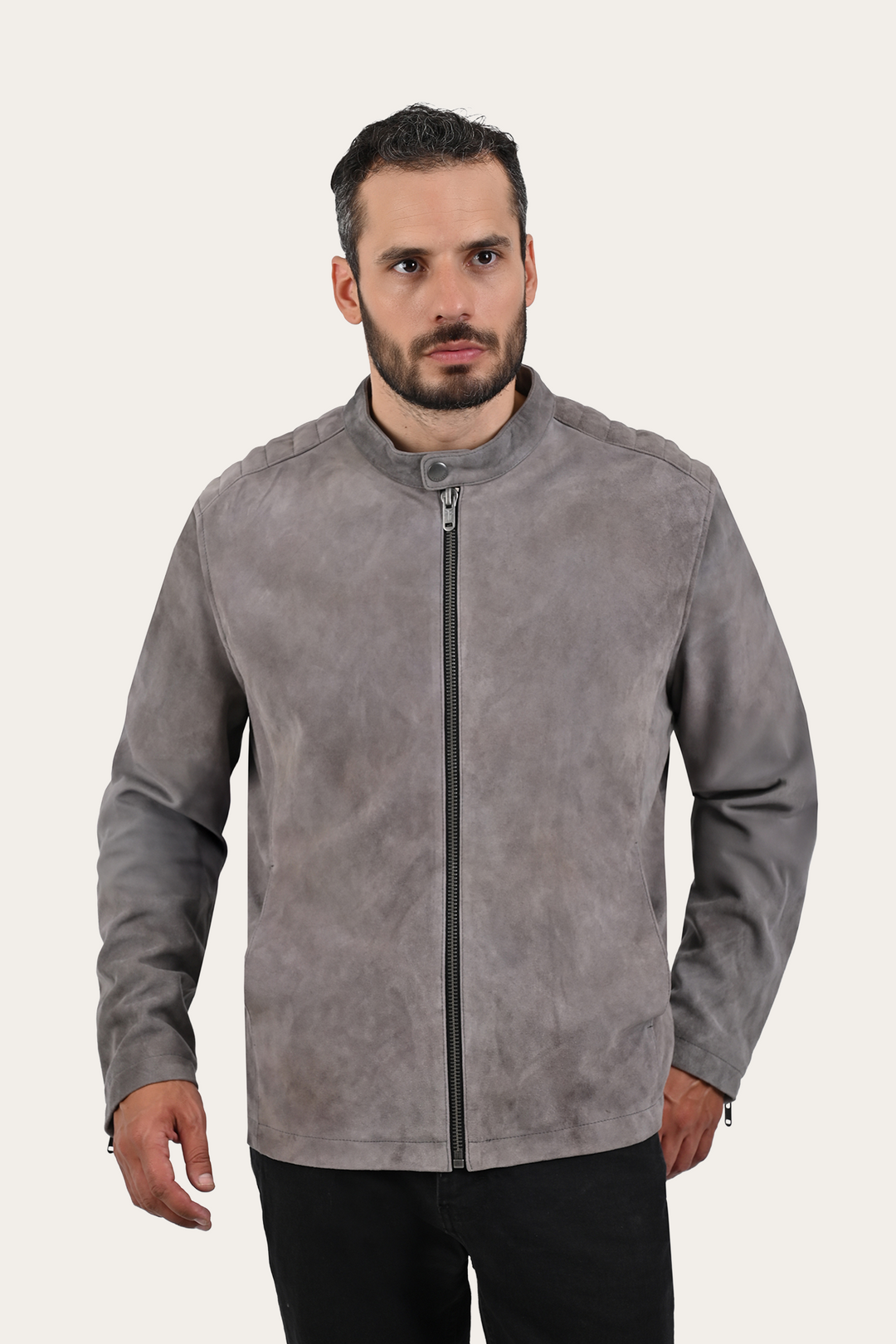 Gray Rhys Jacket Gray - Frye