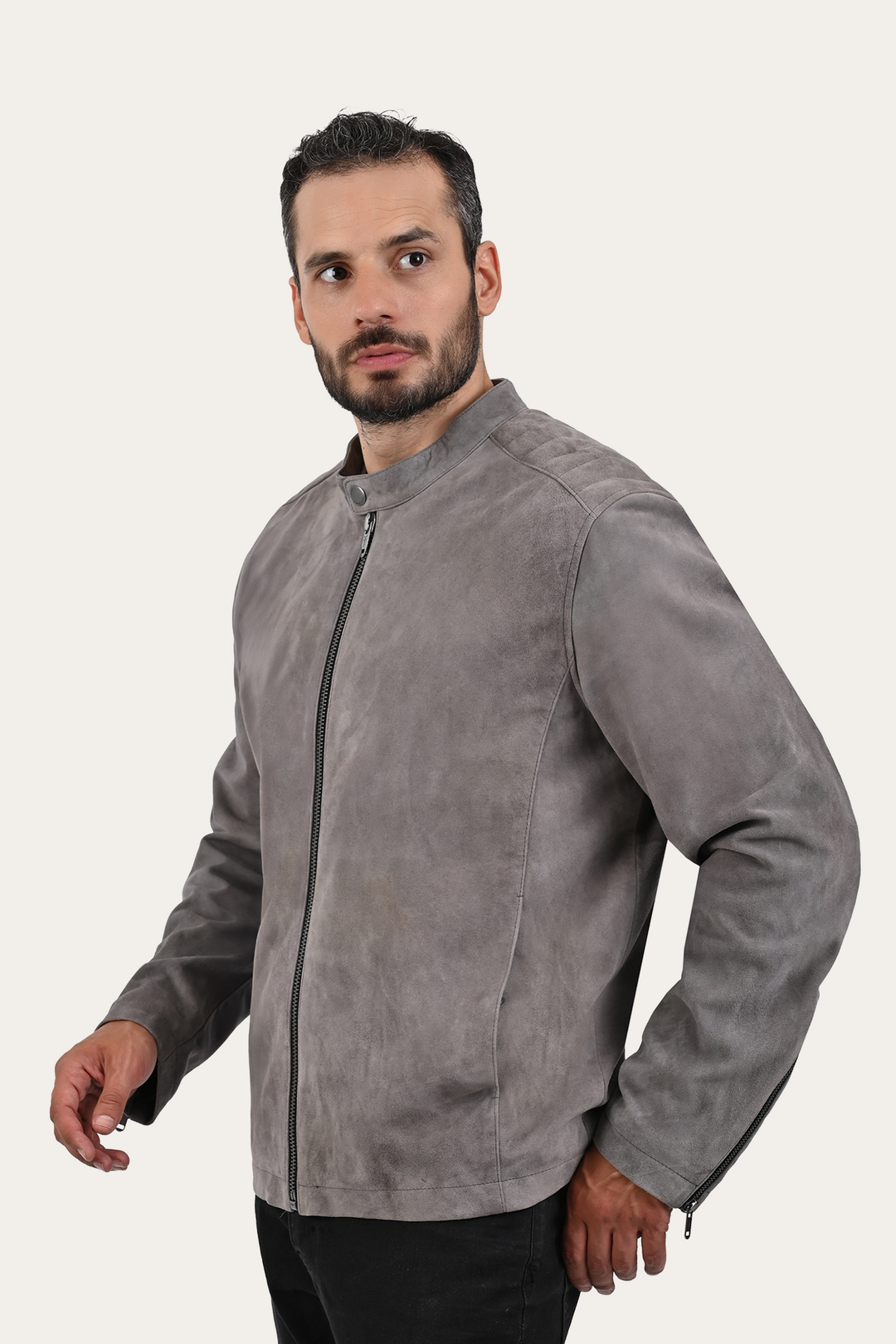 Gray Rhys Jacket Gray - Frye