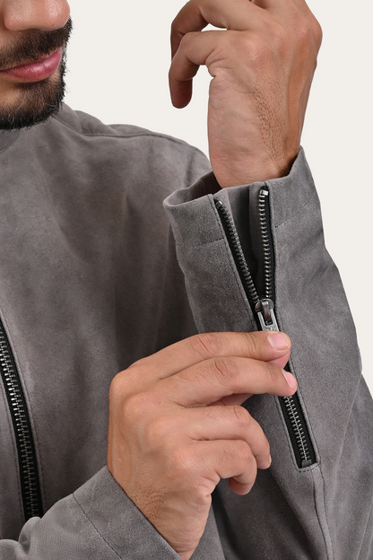Gray Rhys Jacket Gray - Frye