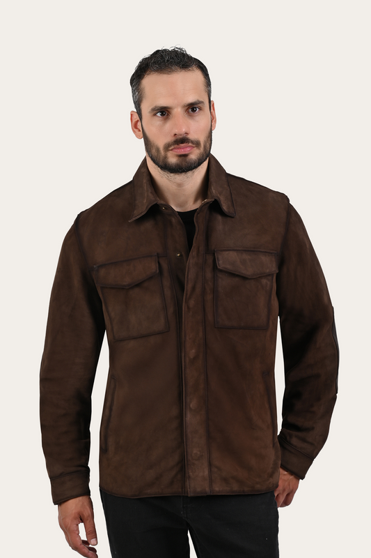 Dark Brown Prescott Jacket Dark Brown - Frye