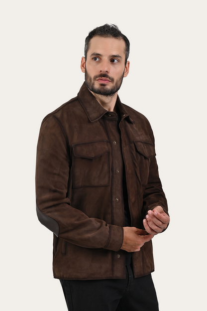 Dark Brown Prescott Jacket Dark Brown - Frye