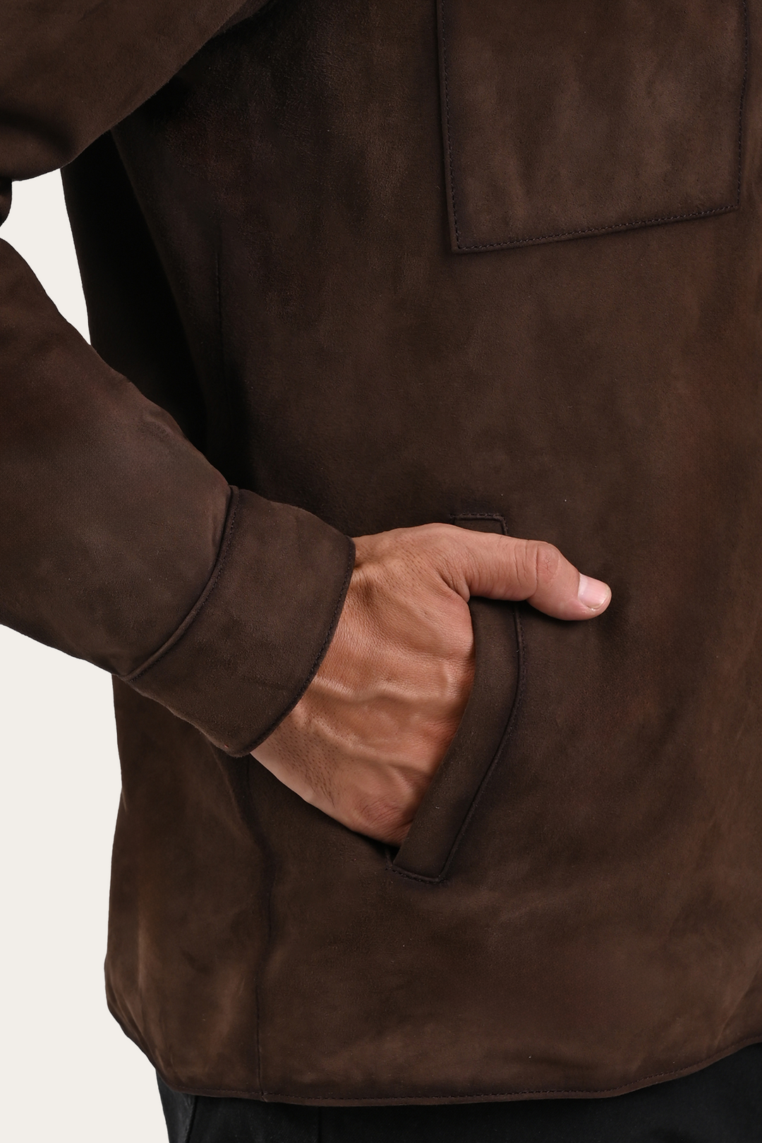 Dark Brown Prescott Jacket Dark Brown - Frye