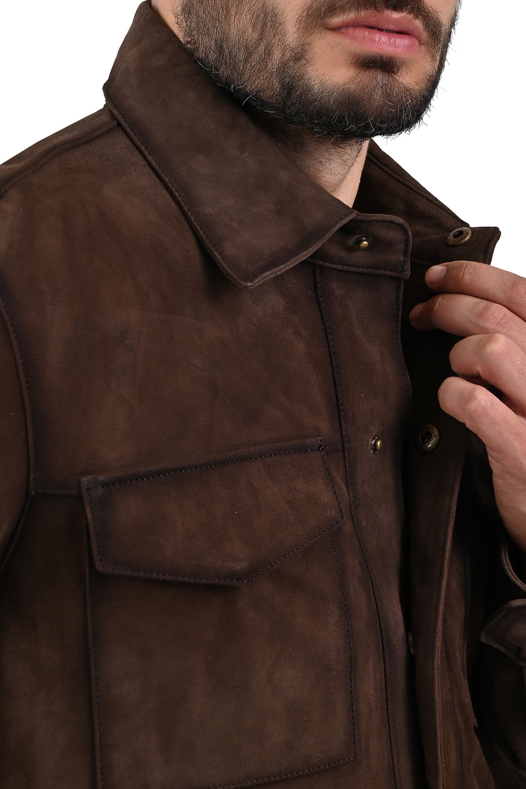 Dark Brown Prescott Jacket Dark Brown - Frye