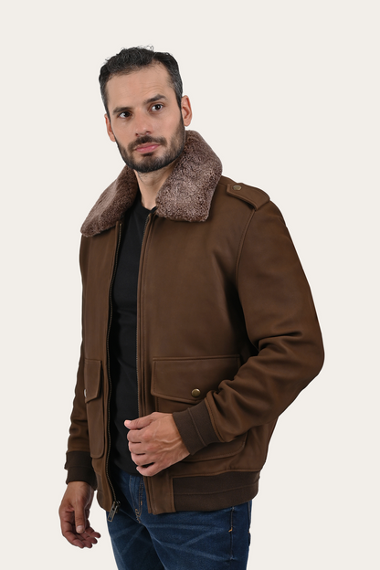 Brown Angus Jacket Brown - Frye