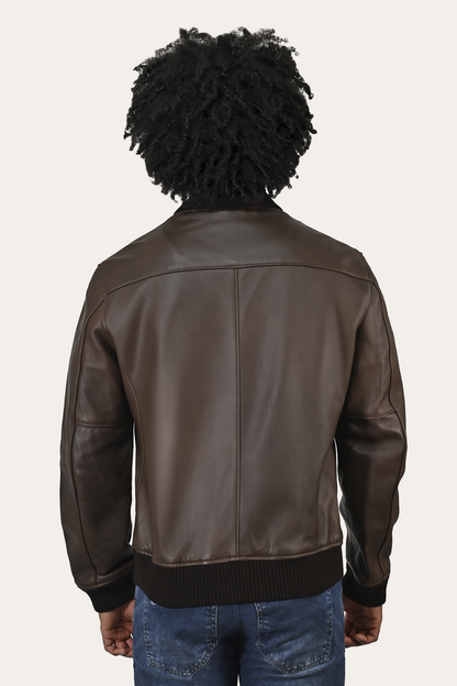Colt Bomber Jacket Moka Tobacco - Frye