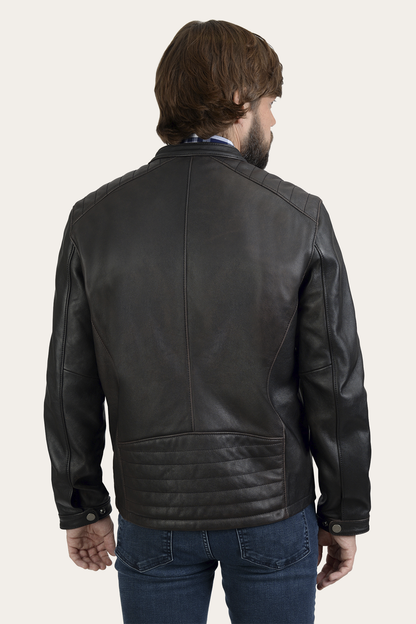 Rustler Racer Jacket Black - Frye
