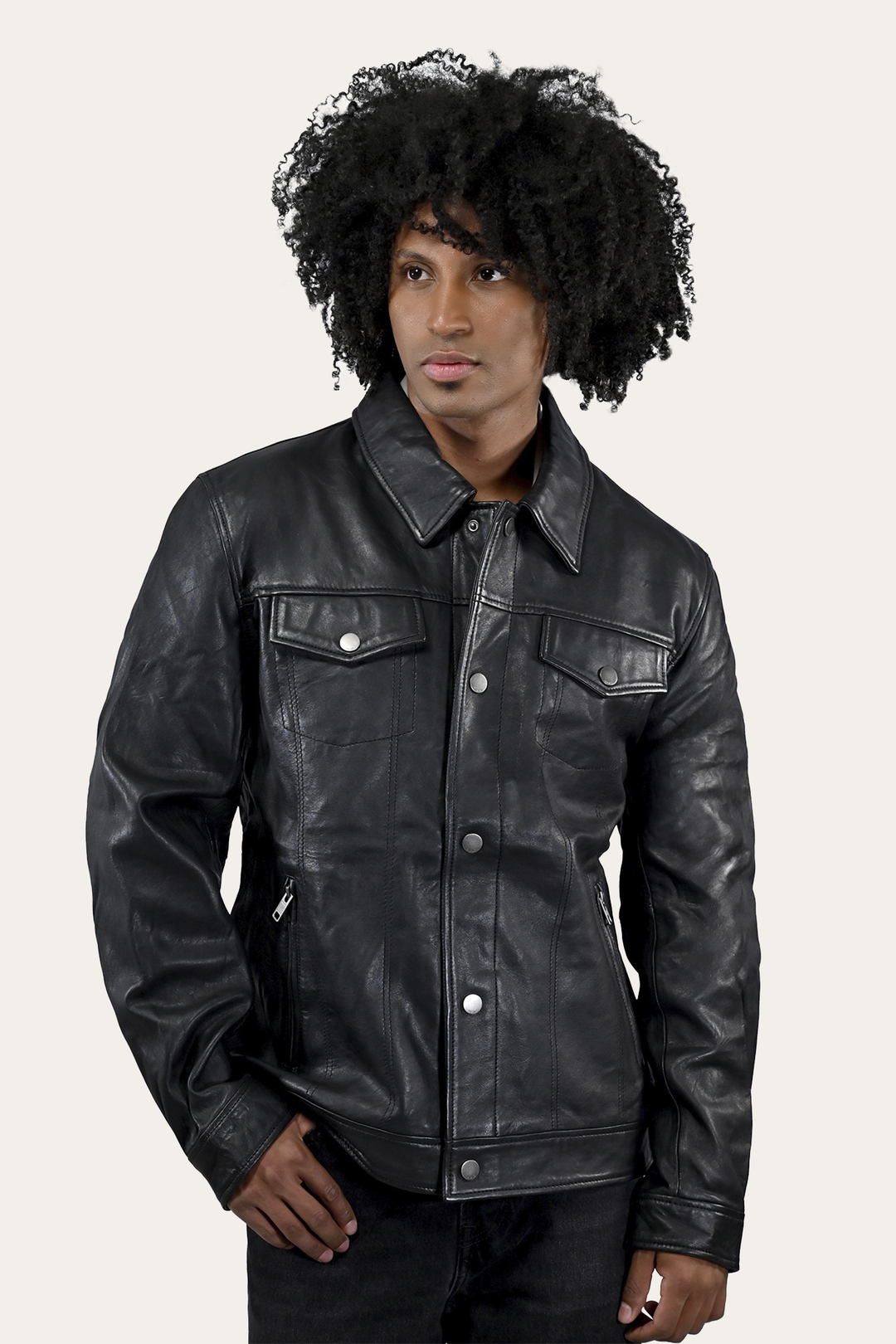 Ruffian Trucker Jacket Black - Frye