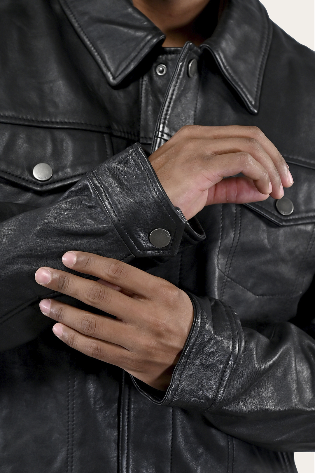 Ruffian Trucker Jacket Black - Frye