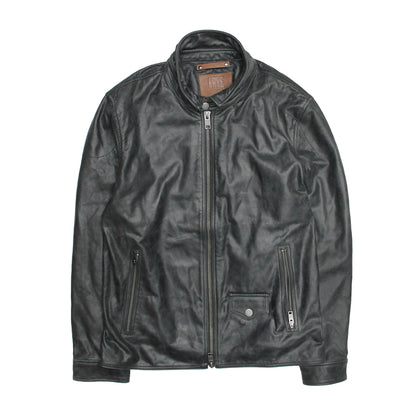 Men’s Black Lawton Modern Nappa Biker Jacket Black - Frye