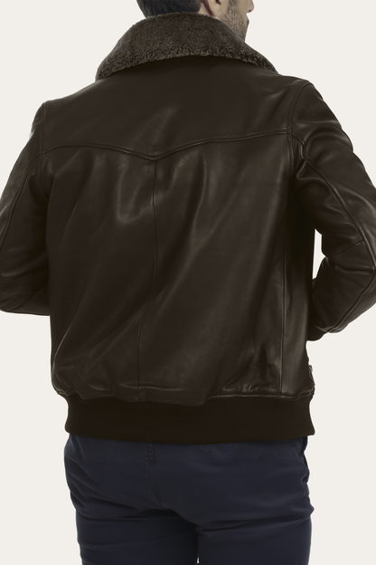 Remington Trucker Jacket Dark Brown - Frye